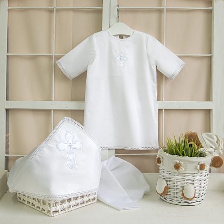 Крестильный набор для мальчика Makkaroni Kids Алексей (2 предмета)