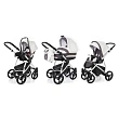 Детская коляска Esspero Newborn Lux 3 в 1, шасси Grey - Фото