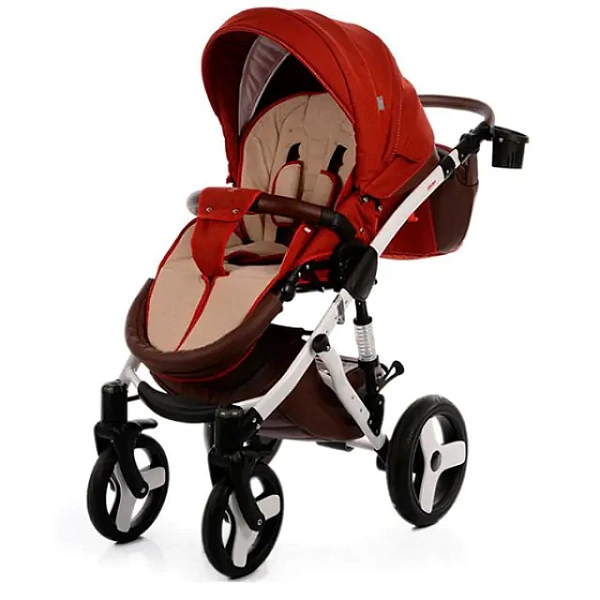 Детская коляска Junama Impulse Colors 2 в 1, ткань+эко-кожа фото 2