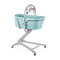 Кроватка-стульчик Chicco Baby Hug 4-в-1 (Aquarelle) — Фото