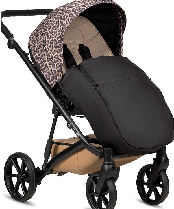 Детская коляска Tutis Viva 6 Plus Wild Elegance 2 в 1, Savannah Brown — как выглядит в жизни