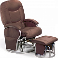 Кресло для кормления Hauck Metal Glider (Brown
						
					) — Фото