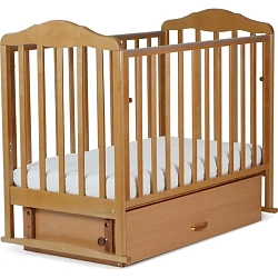 Детская кроватка СКВ 12200 Берёзка поперечный маятник+ящик
