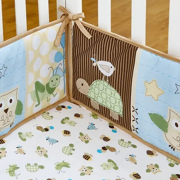 Комплект в кроватку Giovanni Shapito Froggy Friends Джованни Шапито Фрогги Френдс, 7 предметов фото 2