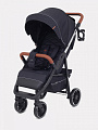 Детская прогулочная коляска Mowbaby Ride 2022 на серебряной раме (Black
						
					) — Фото