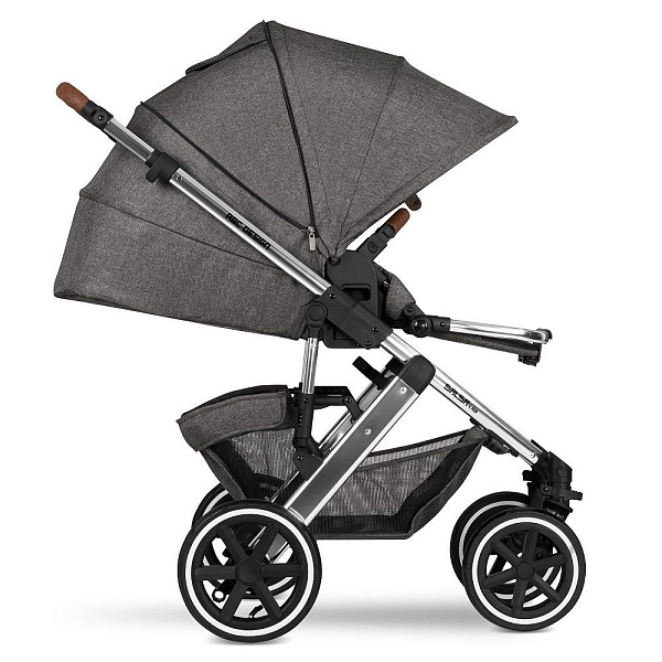 Детская коляска ABC-Design Salsa 4 Air 2 в 1 на серебряной раме фото 12