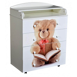 Пеленальный комод Кедр Victoria 804 Teddy