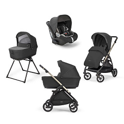 Детская коляска Inglesina Electa System Quattro 4 в 1 на шасси Electa Iridium Black