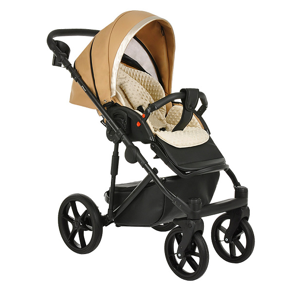 Детская коляска Pituso Luna 2 в 1, 100% экокожа фото 5