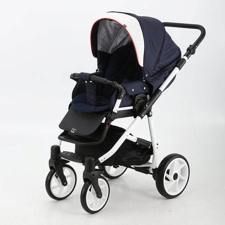 Детская коляска BeBe-Mobile Gusto 2 в 1, ткань+экокожа — как выглядит в жизни