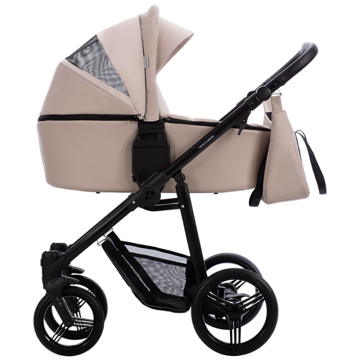 Детская коляска Bebetto Verturro Pro 3 в 1, 100% экокожа — как выглядит в жизни