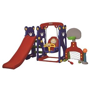 Игровая зона с качелями Gona Toys Мишка GT-804-1 с музыкальной панелью
