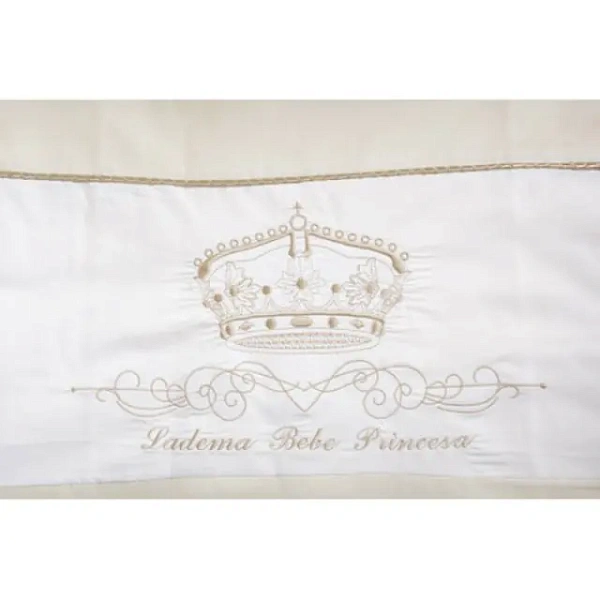 Комплект постельного белья Ladema Princesa Ладема Принцесса в кроватку, 3 предмета фото 1