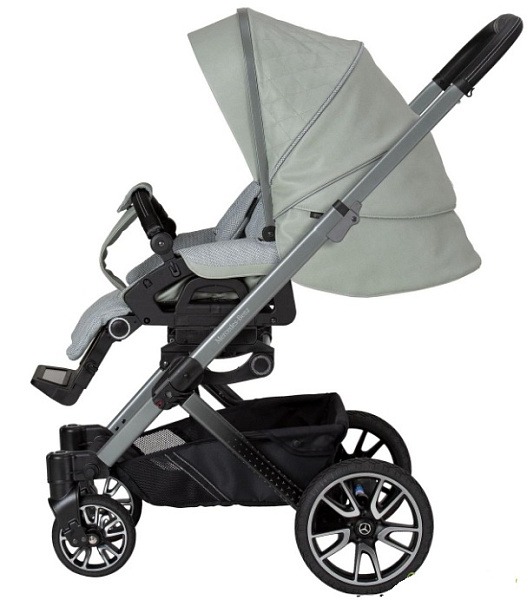 Детская коляска Hartan Mercedes Benz Avantgarde GTX 2 в 1 на серой раме фото 3
