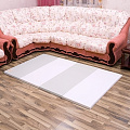Детский игровой складывающийся коврик AlzipMat Silion Mat S SM-200S (Eco Duo Silver - Grey
						
					) — Фото