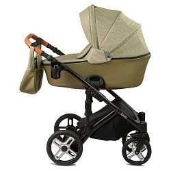 Детская коляска Nuovita Carro Sport 2 в 1, ткань+эко-кожа