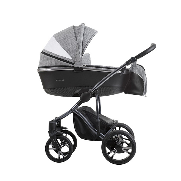 Детская коляска Bebetto Bresso Premium Class Dark 2020 3 в 1 фото 2