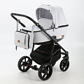 Детская коляска BeBe-Mobile Gusto 3 в 1, ткань+эко-кожа (GU15 Белый
						
					) — Фото