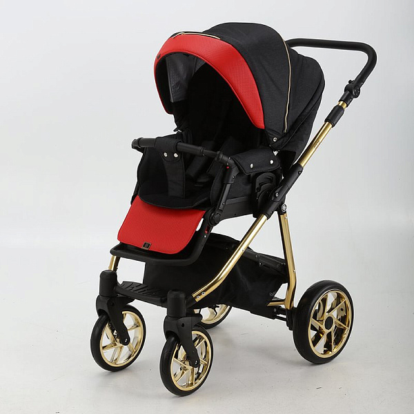 Детская коляска BeBe-Mobile Gusto Special Edition 3 в 1, ткань+эко-кожа фото 2