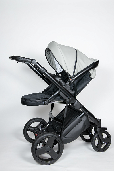 Детская коляска Jaxee Ester Ecco 2 в 1, эко-кожа фото 3