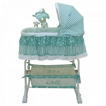 Детская кроватка Millebaby люлька Stars 4 в 1