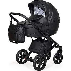 Детская коляска Indigo Enigma 2 в 1, эко-кожа