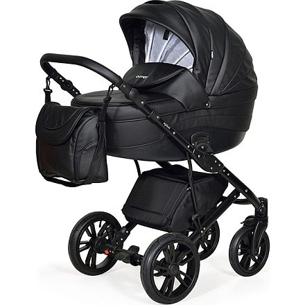 Детская коляска Indigo Enigma 2 в 1, эко-кожа