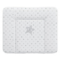 Матрац пеленальный Ceba Baby Себа Беби 70*85 см мягкий на комод (Stars grey W-134-066-260
						
					) — Фото