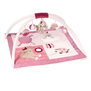 Игровой коврик Nattou Nina, Jade & Lili Кролик, Единорог, Черепашка 987264