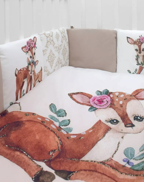Комплект постельного белья Топотушки Крошка Олененок,6 предметов фото 8