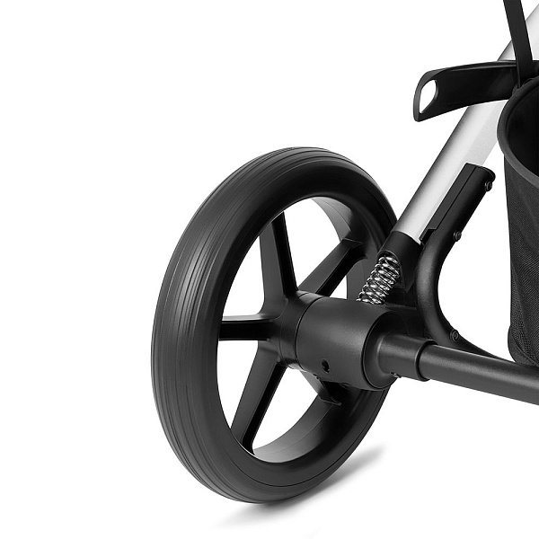 Детская прогулочная коляска Cybex Balios S Lux на серебряной раме фото 11