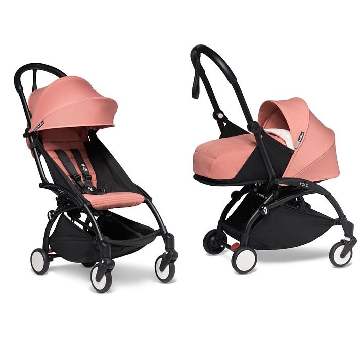 Детская коляска Babyzen Yoyo 2 Newborn Pack 2 в 1 на черной раме — как выглядит в жизни