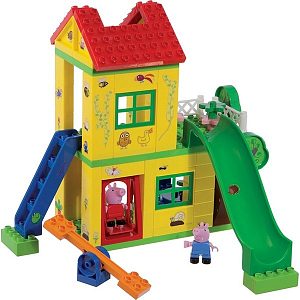 Конструктор Smoby Игровая Площадка Peppa Pig, 75 деталей, 1/6 арт. 57076