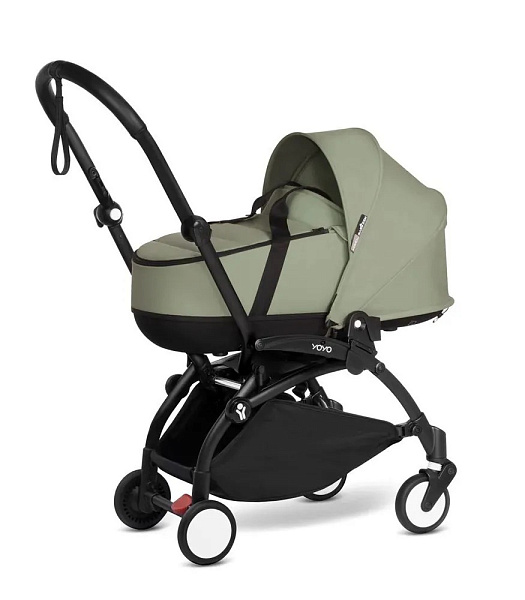 Детская коляска Babyzen Yoyo 2 Bassinet 2 в 1 на черной раме фото 7