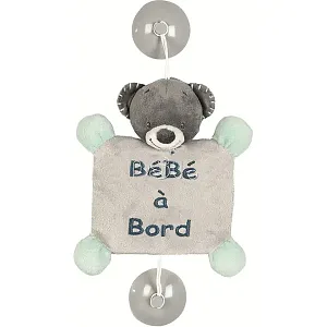 Автомобильный знак Nattou Baby on board Наттоу Беби он боард Jack, Jules & Nestor Мишка 843386