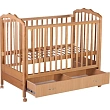 Детская кроватка Baby Luce Капитан 1.3 на колесах - Фото
