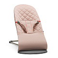 Детское кресло-шезлонг BabyBjorn Bliss Cotton art. 0060 (14/розовый
						
					) — Фото