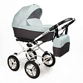 Детская коляска Smile Line Serenade 20 Classic 12 2 в 1 (Se 22 (т.серый+зеленый)
						
					) — Фото
