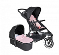 Детская коляска Phil and Teds Sport, прогулка+блок для новорожденных, 2 в 1 (Blush Purple / Розовый
						
					) — Фото