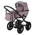 Детская коляска Bebe-Mobile Gusto Retro Deluxe 3 в 1, 100% экокожа (GU118
						
					) — Фото