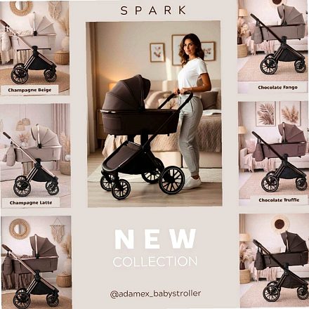 Детская коляска Adamex Spark Se 2 в 1