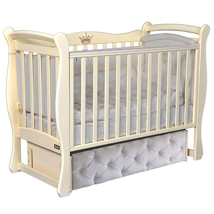 Детская кроватка Bellini Adriana Premium, универсальный маятник/ящик