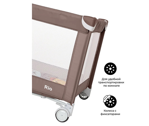 Детский манеж-кровать Baby Tilly T-1011 Rio фото 3