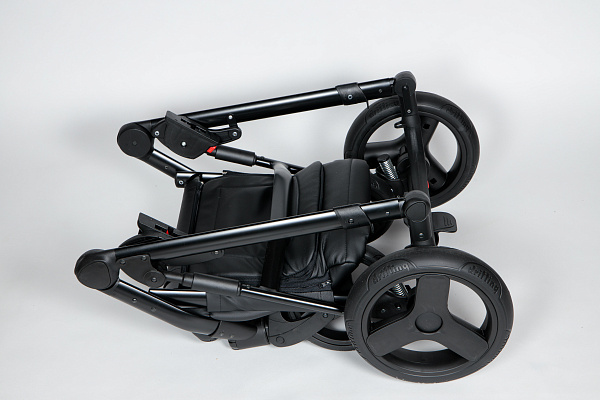 Детская коляска Jaxee Ester Ecco 2 в 1, эко-кожа фото 2