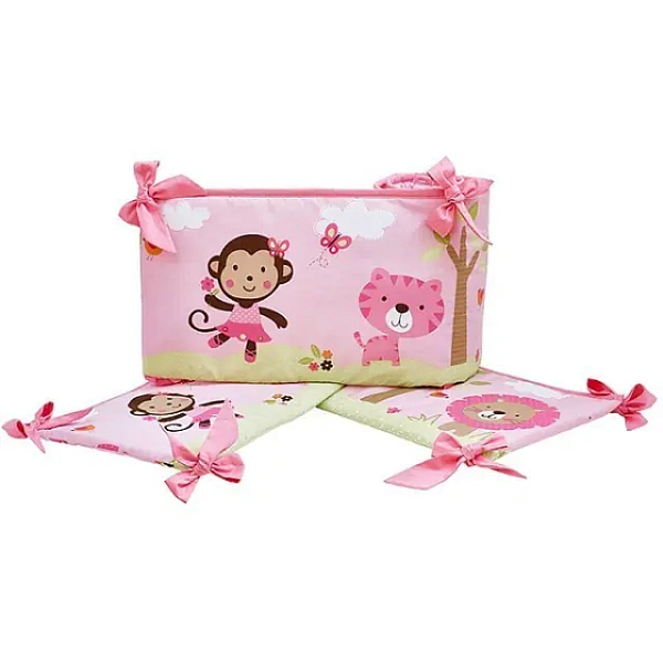 Комплект в кроватку Giovanni Shapito Pink Zoo Джованни Шапито Пинк Зу, 7 предметов фото 4