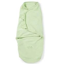 73740А  Конверт для пеленания из хлопка на липучке Summer Infant SwaddleMe  размер L Зеленый