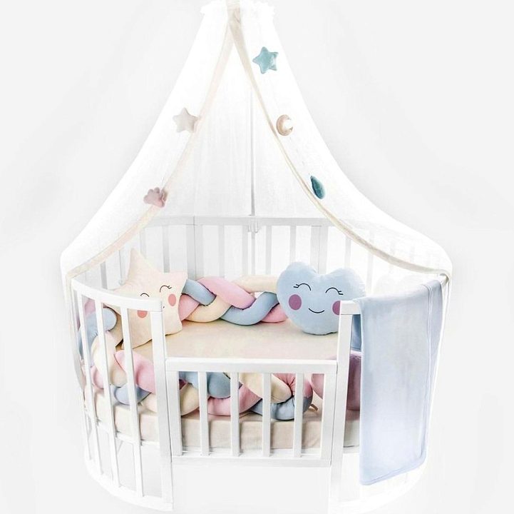 Комплект в кроватку Золотой Гусь Little Friend 7 предметов 60х120 см — как выглядит в жизни