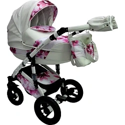 Детская коляска Aneco Futura Ecco 2 в 1, эко-кожа+ткань