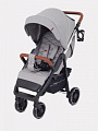 Детская прогулочная коляска Mowbaby Ride 2022 на серебряной раме (Beige
						
					) — Фото