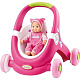 Коляска для кукол - ходунки Smoby MiniKiss 210201 фото 1